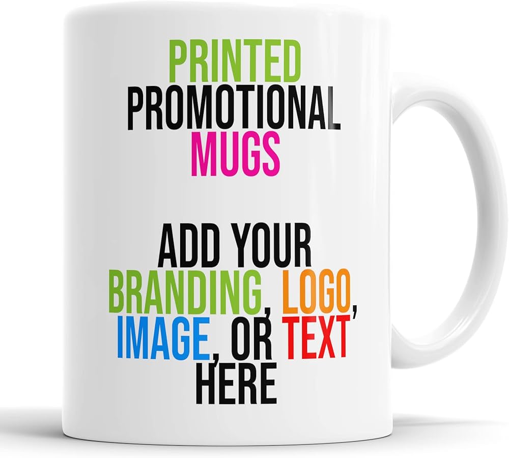 Single Logo Print Mugs